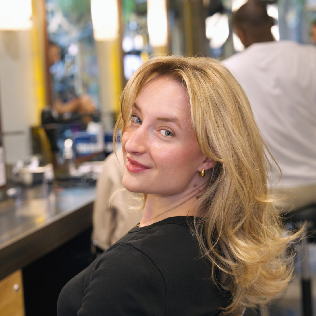 Blow dry at Hari's Chelsea